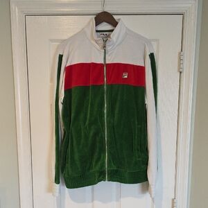 Fila Red and Green Sweatshirt